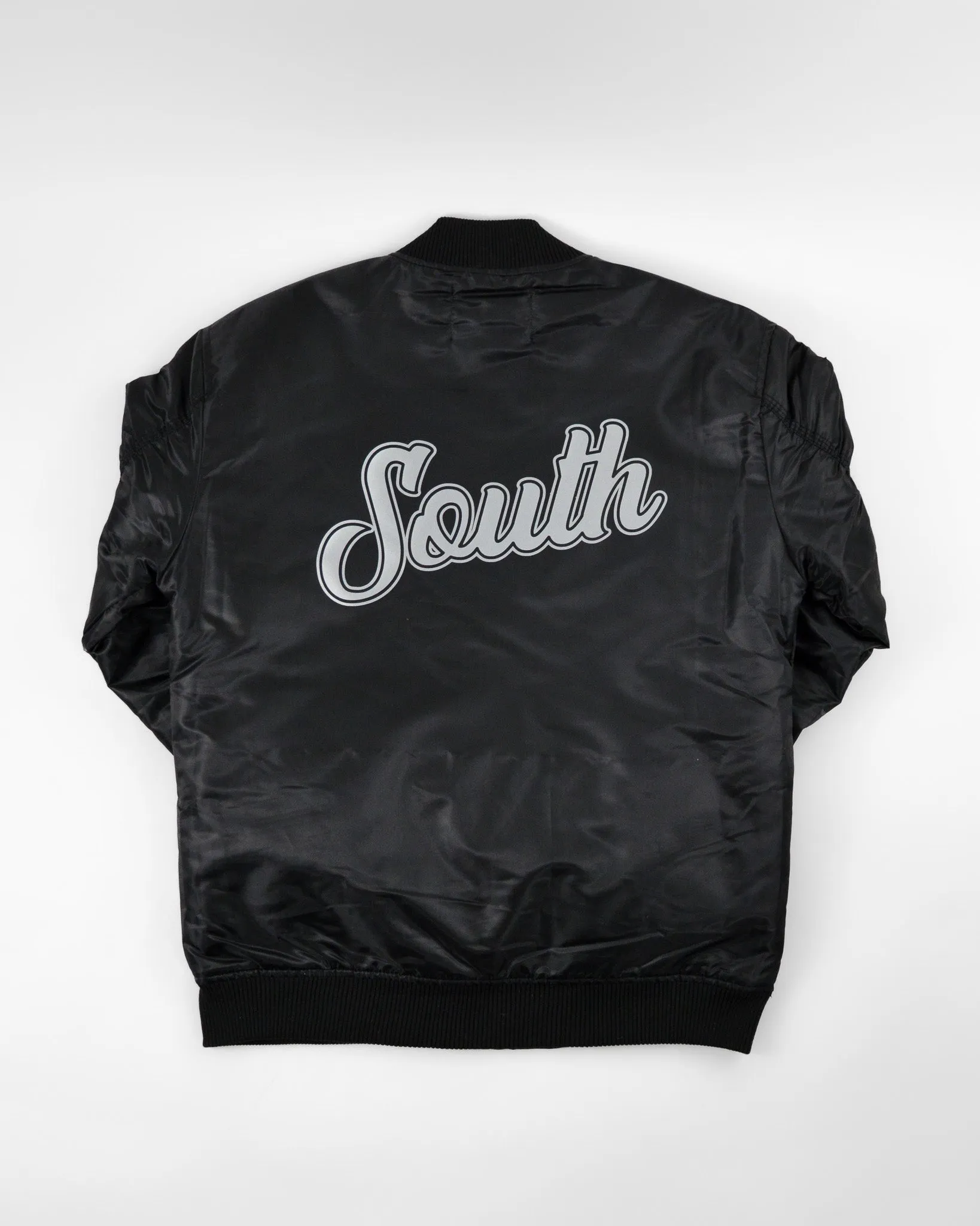 Premium South Bomber Jacket - Black