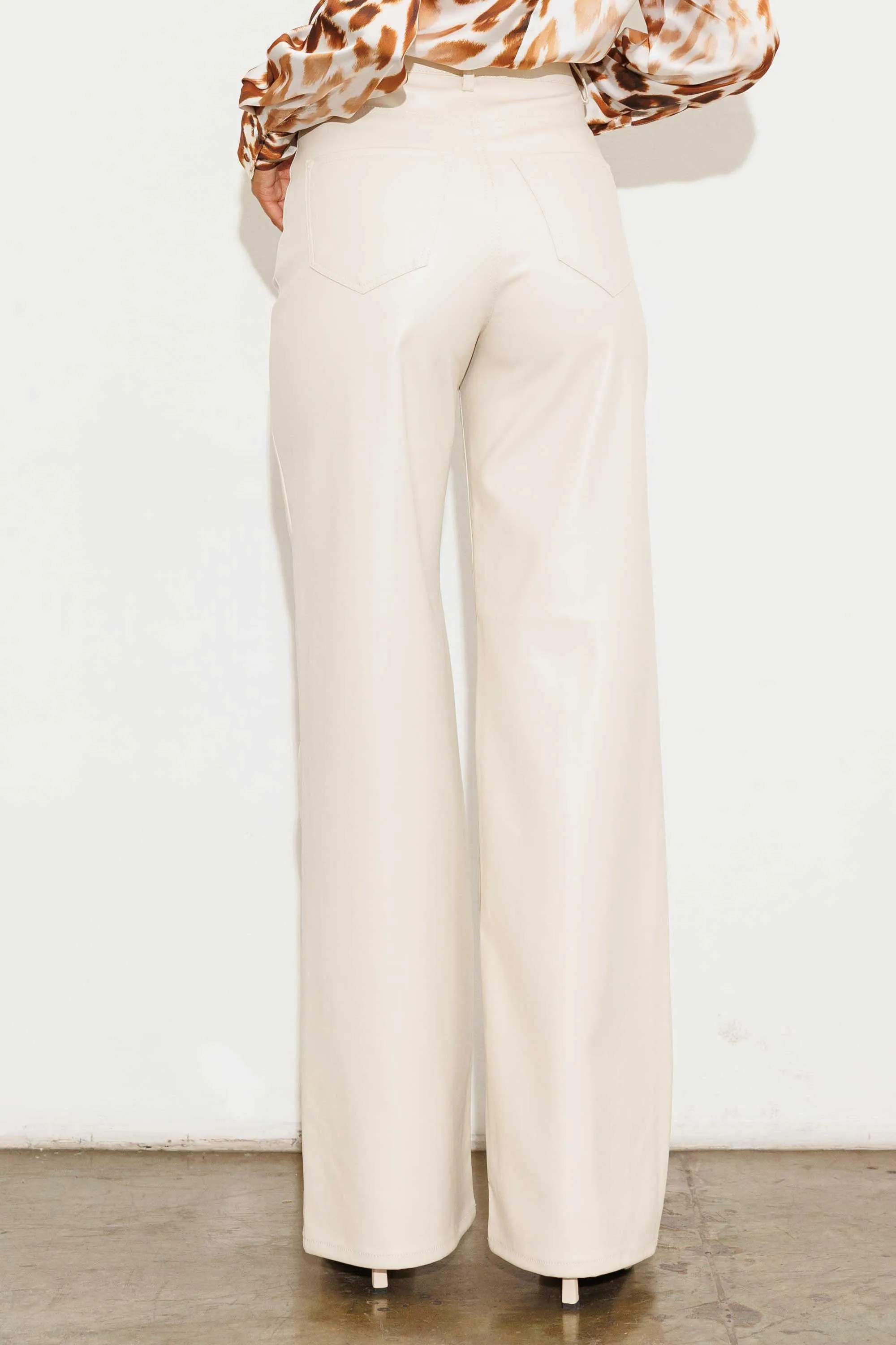 PU Vibrant Wide Pants