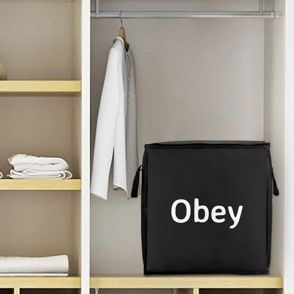 Quilts Storage Bag with Zipper - Obey