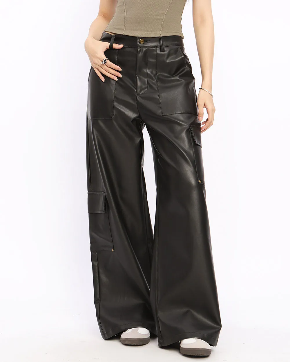 Rock The Scen Leather Trousers