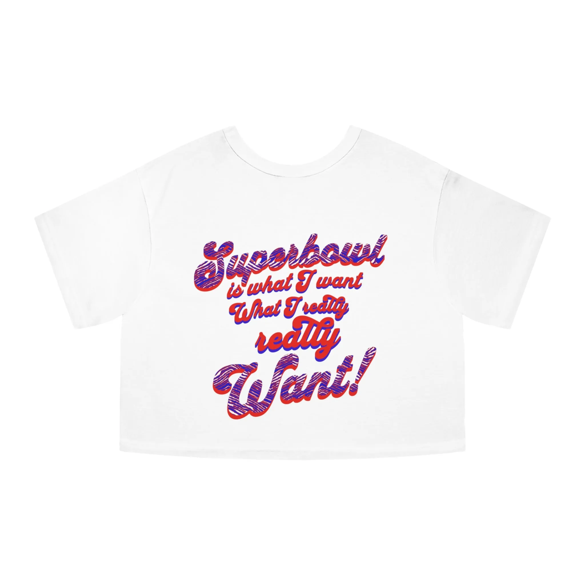 Spice Up Your Life Buffalo Football Crop Top