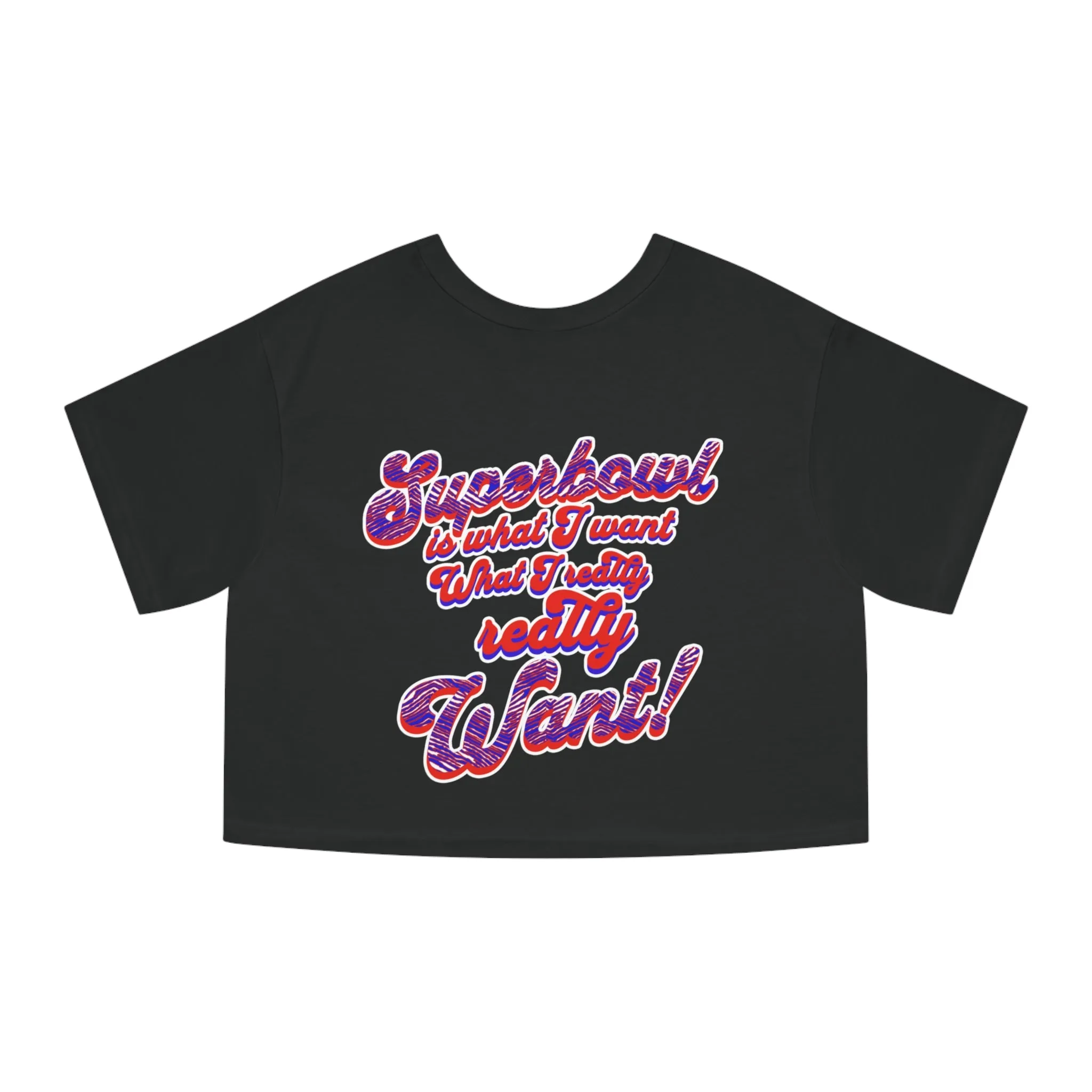 Spice Up Your Life Buffalo Football Crop Top