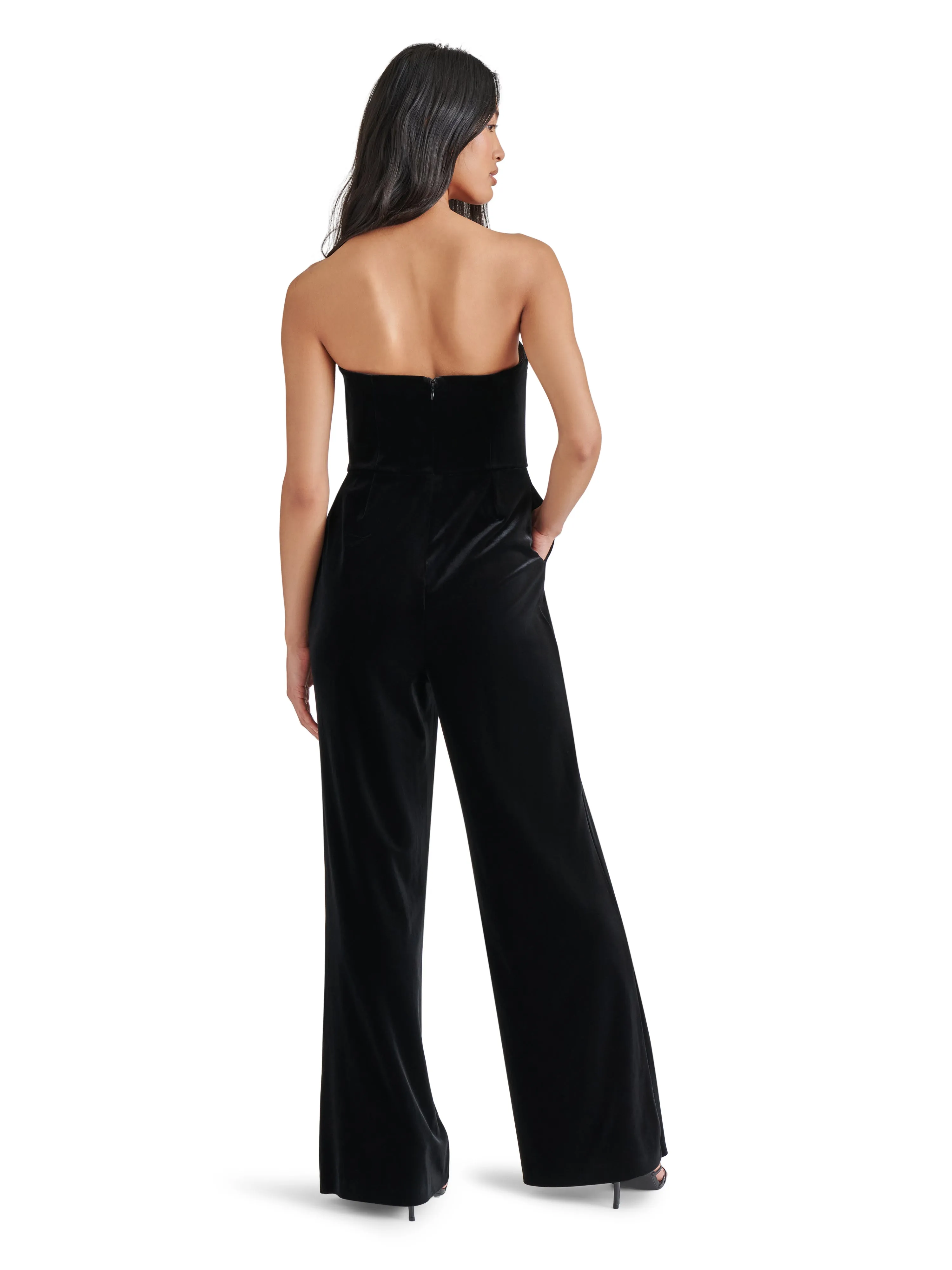 STE Black Swanilda Velvet Jumpsuit