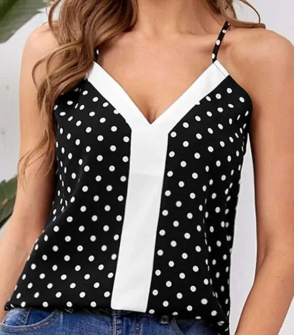 Sulmona Polka Dot Tank