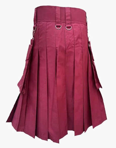 Utilities Kilt for Modern Burgundy