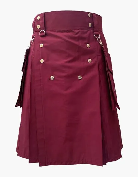 Utilities Kilt for Modern Burgundy