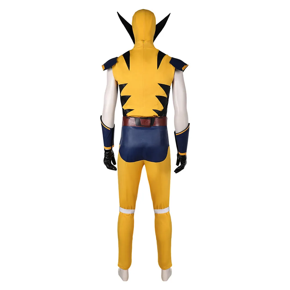 Vajra Wolf Yellow Top Pants Full Set Party Carnival Halloween Cosplay Costume