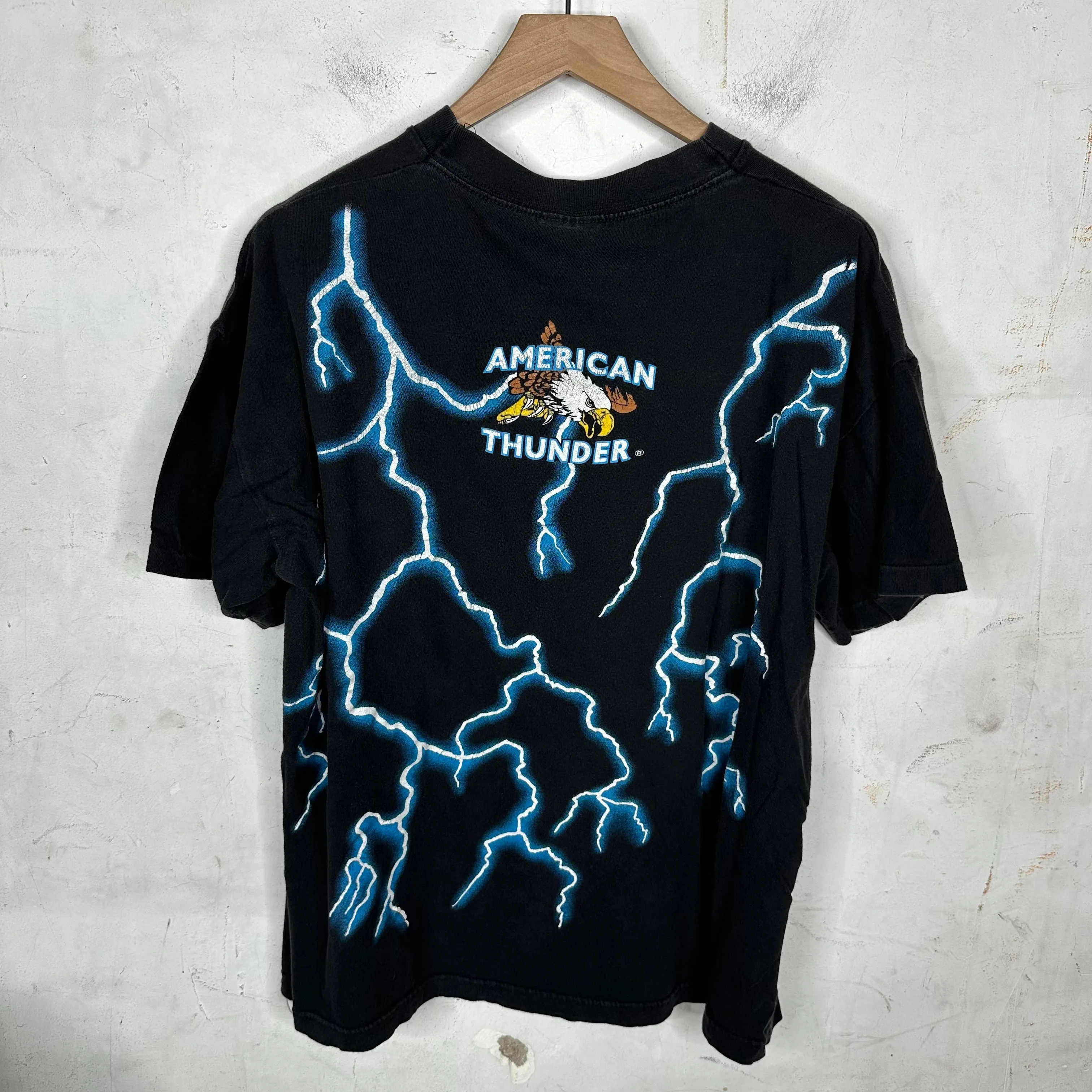 Vintage American Thunder Wolf T-Shirt