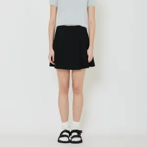 Women Pleated Skort - Black - SW2401012B